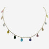 Collier Mayden - Acier Inoxydable Pampilles Multicolore