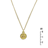 Collier Amarante - Ange Acier Inoxydable Doré