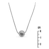 Collier Sélène - Pendentif Boule Acier Inoxydable