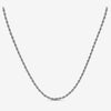 Collier Callista - Chaîne Maille Corde Acier Argent