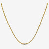 Collier Eulalie - Chaîne Corde Acier Inoxydable Or