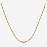 Collier Eulalie - Chaîne Corde Acier Inoxydable Or