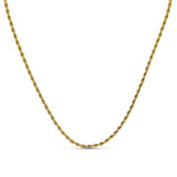 Collier Eulalie - Chaîne Corde Acier Inoxydable Or