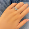Bague Gisèle - Zig Zag Argent Rhodié