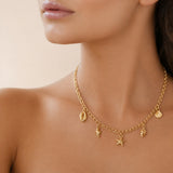 Collier Sea - Pampilles Coquillage Acier Inoxydable