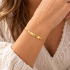 Bracelet Voy - Gourmette Enfant Plaqué Or Gravure