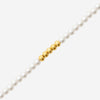 Bracelet Naka - Perle Blanche et Doré Acier Inoxydable