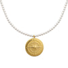 Collier Mary - Boussole Femme Or Acier Inoxydable