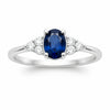 Bague Vista - Oeil Bleu Argent Femme