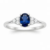 Bague Vista - Oeil Bleu Argent Femme