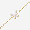 Bracelet Isyra - Papillon Plaqué Or Zirconium