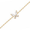 Bracelet Isyra - Papillon Plaqué Or Zirconium