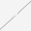 Bracelet Stely - Gourmette Enfant Personnalisé Argent