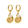 Boucle d'Oreille Kiley - Coquillage acier inoxydable