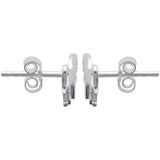 Boucle d'oreille Tya - Puces Cheval Argent