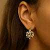 Boucles Oreilles Zoé - Arbre Plaqué Or