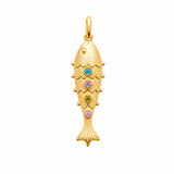Pendentif Neylia - Poisson Plaqué Or
