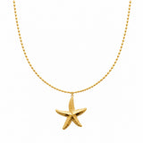 Collier Paty - Pendentif Etoile de Mer Acier Inoxydable