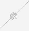 Bracelet Betha - Arbre Argent Rhodié Femme