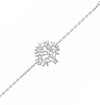 Bracelet Betha - Arbre Argent Rhodié Femme