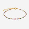 Bracelet Kass - Perles Colorées Acier Doré