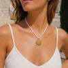 Collier Mary - Boussole Femme Or Acier Inoxydable