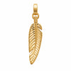 Pendentif Plouzi - Plume Plaqué Or 18 carats