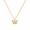 Pendentif Aveline - Papillon Plaqué Or