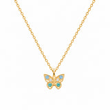 Pendentif Aveline - Papillon Plaqué Or