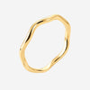 Bague Farah - Fine Ondulée Plaqué Or 18 Carats