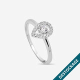 Bague Naïs - Goutte d'eau Argent