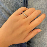 Bague Seren - Alliance Argent Zirconium Femme
