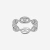 Bague Kaffe - Grain de Café Argent
