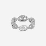 Bague Kaffe - Grain de Café Argent