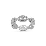 Bague Kaffe - Grain de Café Argent