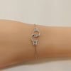 Bracelet Agatha - Menotte Argent Femme