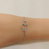 Bracelet Agatha - Menotte Argent Femme