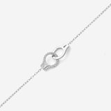 Bracelet Agatha - Menotte Argent Femme