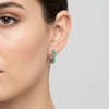 Creoles Thelia - Argent Pierres Vertes