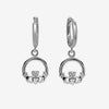 Boucle d'Oreille Hadrian - Coeur Saint Valentin Argent