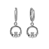 Boucle d'Oreille Hadrian - Coeur Saint Valentin Argent