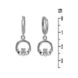 Boucle d'Oreille Hadrian - Coeur Saint Valentin Argent