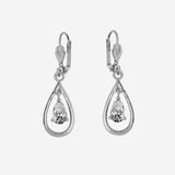 Boucle d'Oreilles Mendy - Dormeuses Ovale Argent