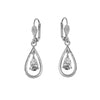 Boucle d'Oreilles Mendy - Dormeuses Ovale Argent