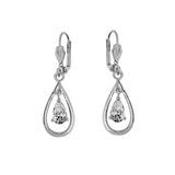 Boucle d'Oreilles Mendy - Dormeuses Ovale Argent