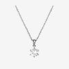 Collier Martelle - Solitaire Argent Zirconium 4-6 mm