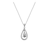 Collier Mendy - Pendentif Ovale Argent Pierre