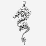 Pendentif Chi - Dragon Argent 925 Rhodié