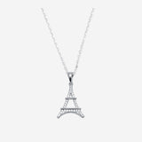 Collier Louise - Argent Pendentif Tour Eiffel
