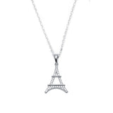 Collier Louise - Argent Pendentif Tour Eiffel